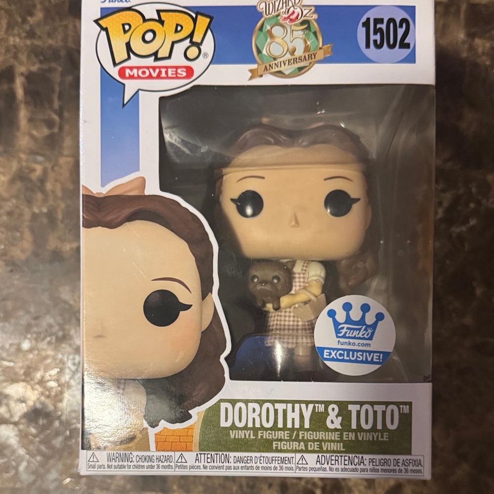 Funko Exclusive Dorothy & Toto Figure - Brown and Blue